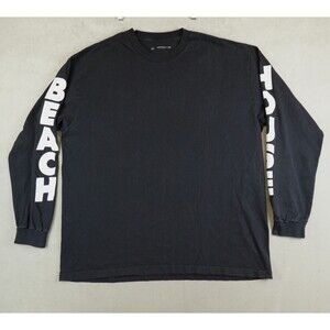 Beach House Music Band Black T Shirt Size XXL Maison De Plage Long Sleeves